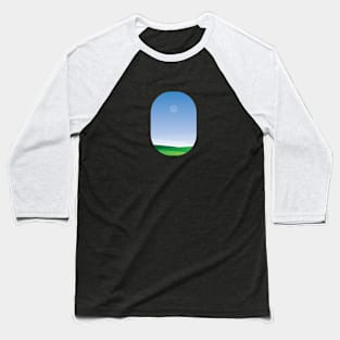 Landscape view from the airplane window Baseball T-Shirt